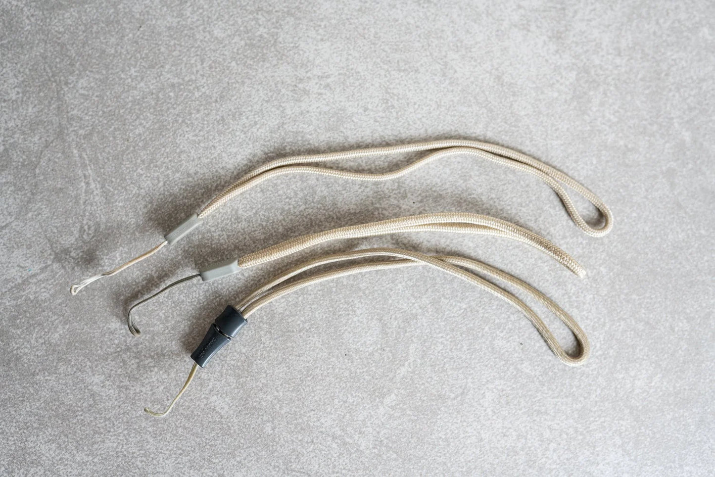 Vintage Canon Wrist Strap Grab Bag - Beige - Random Strap
