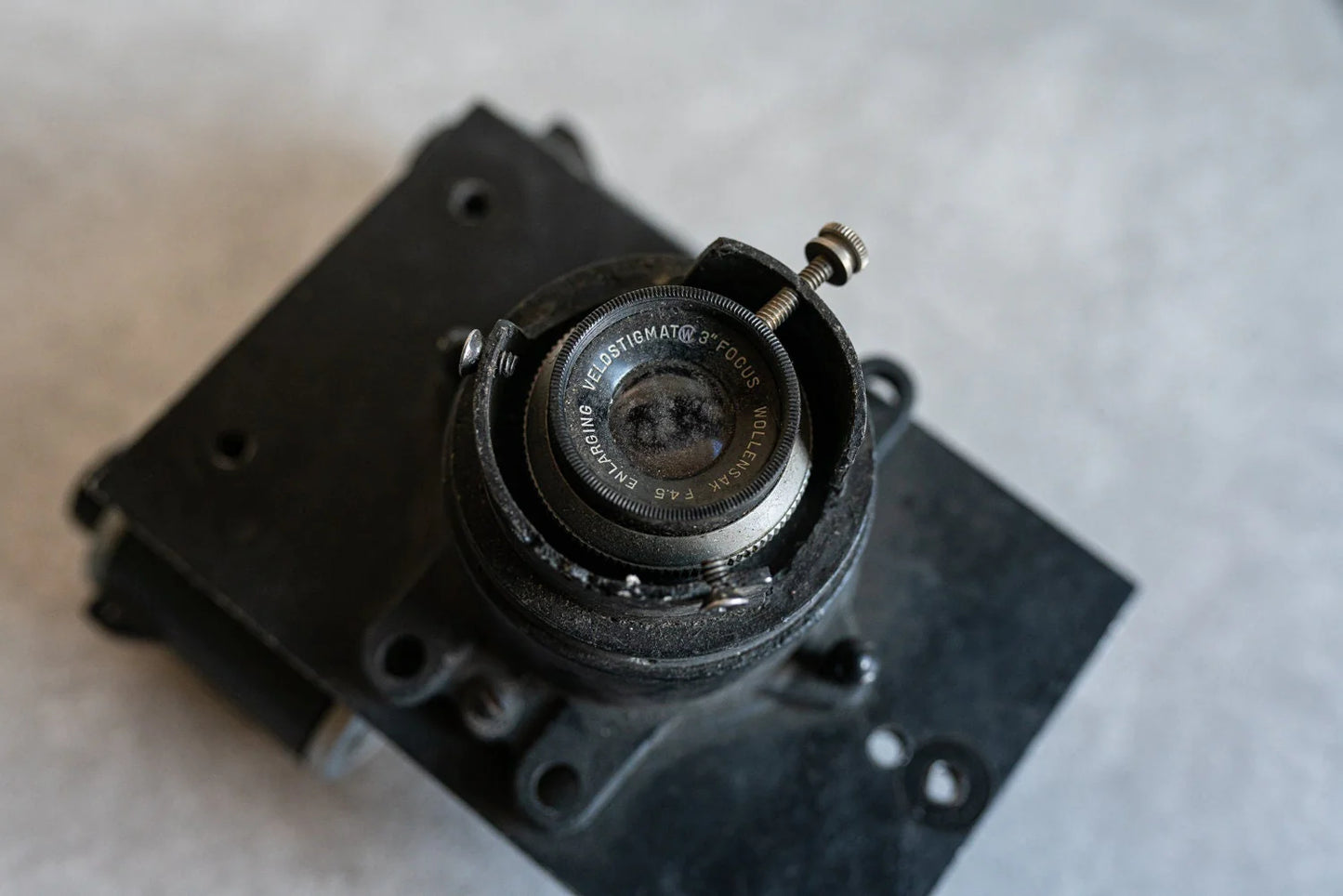 Kodak 35mm Camera Retrofit w/ 75mm Enlarging Lens - For Display or Prop