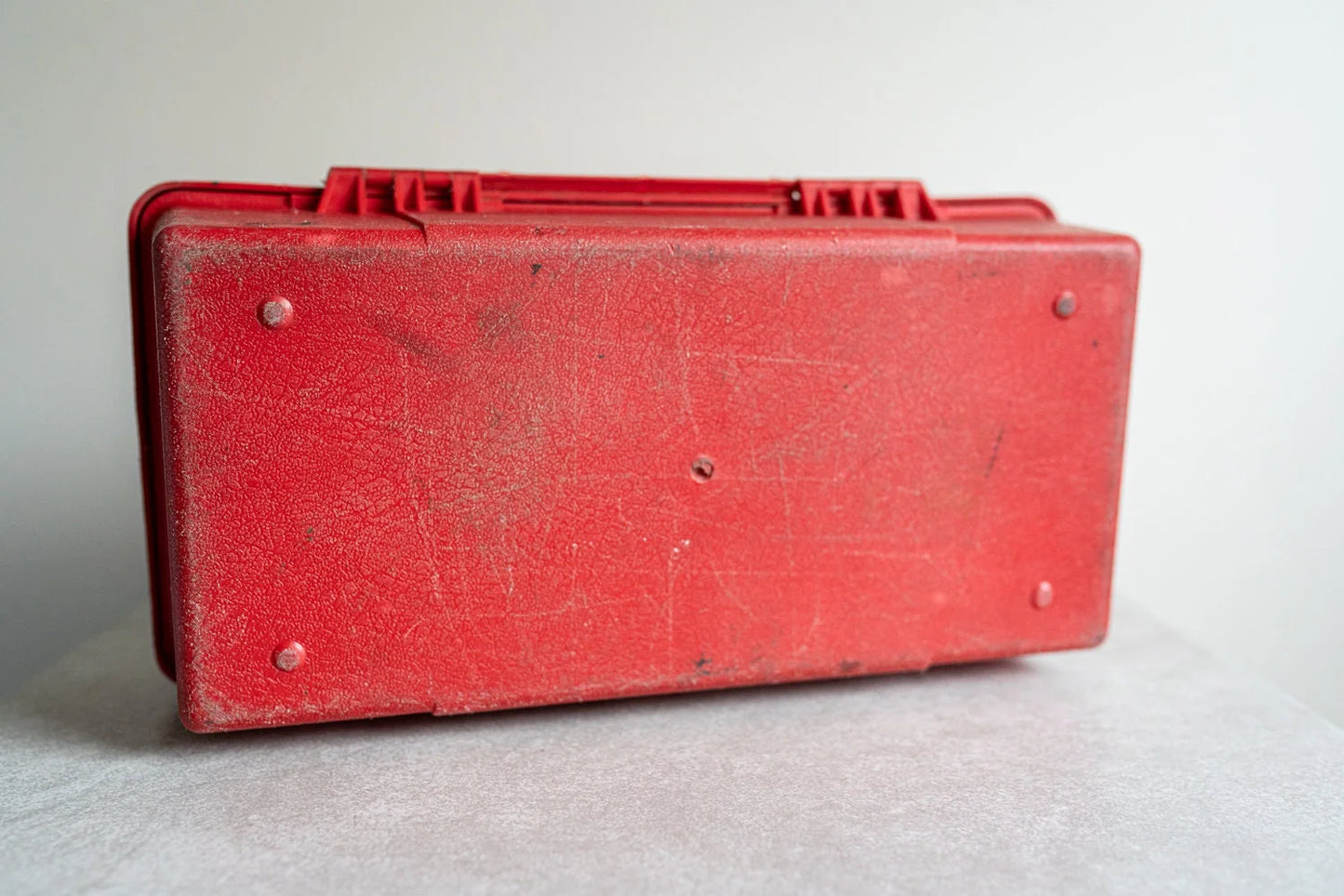 Vintage Red Tackle Box - Circa 1980s
