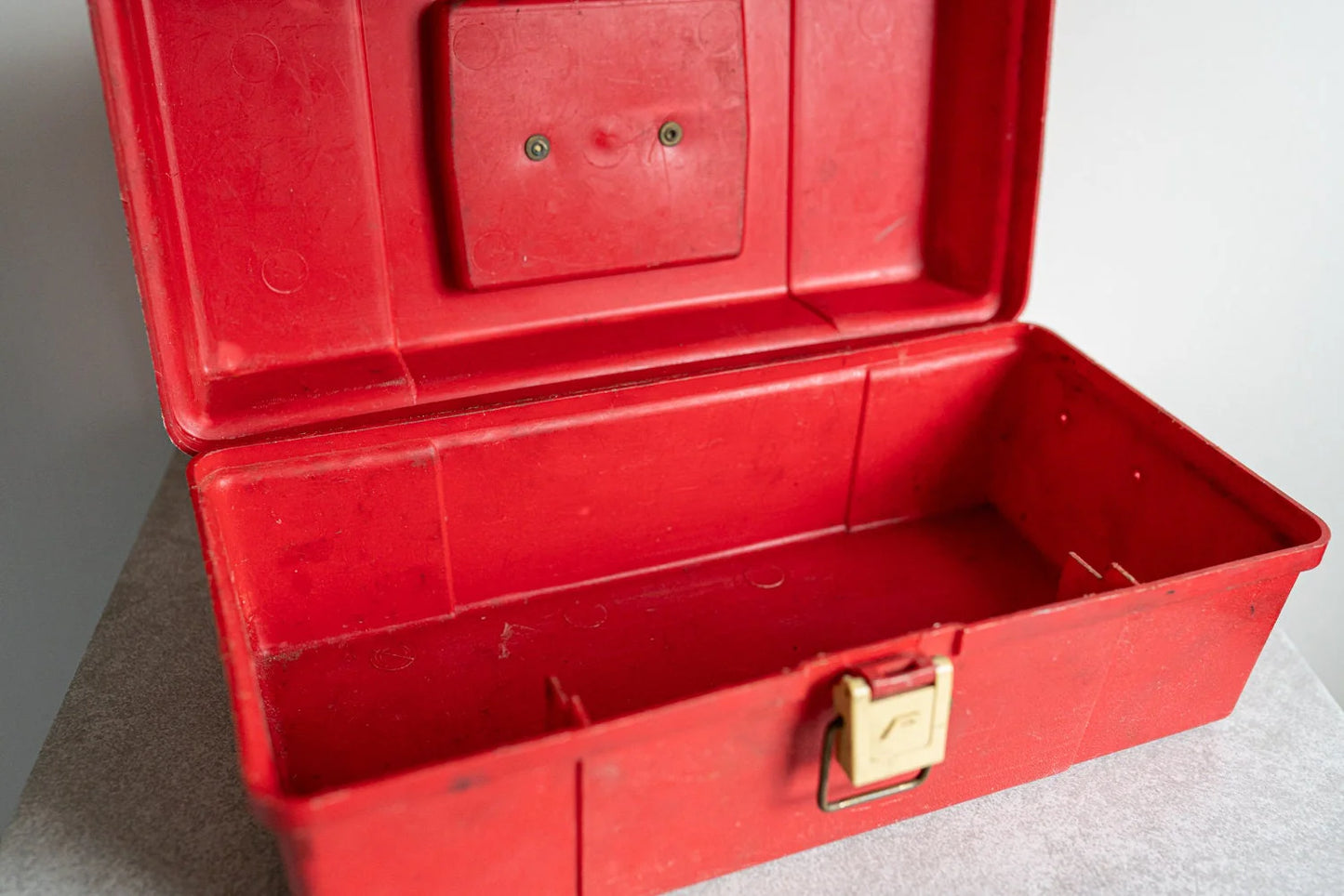 Vintage Red Tackle Box - Circa 1980s