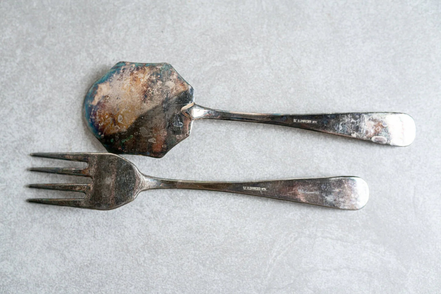 Silverware Serving Pieces - Set of 2 - Rogers Made in Italy
