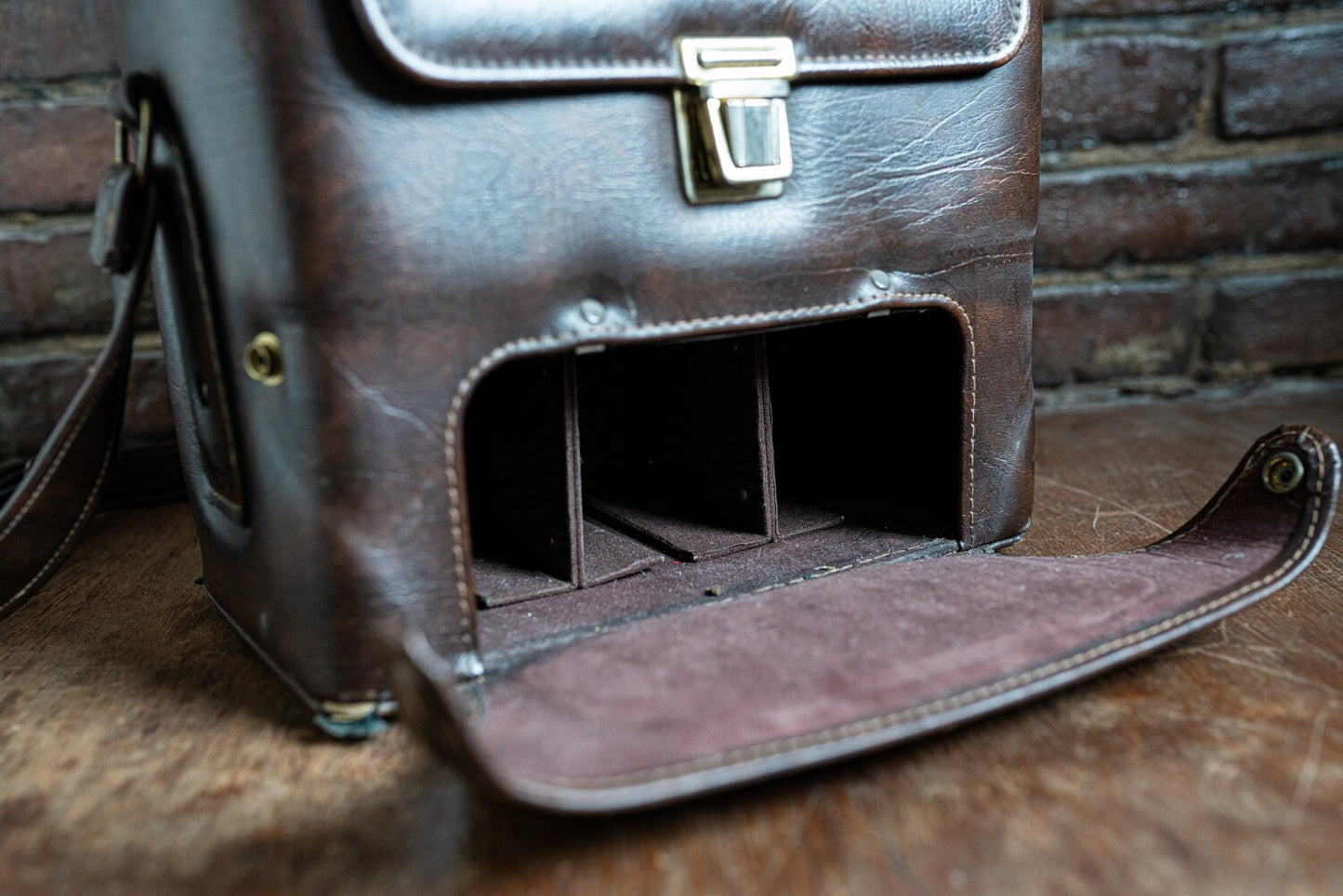 Vintage Multi Pocket Camera Bag - Heavy Duty - Includes Strap