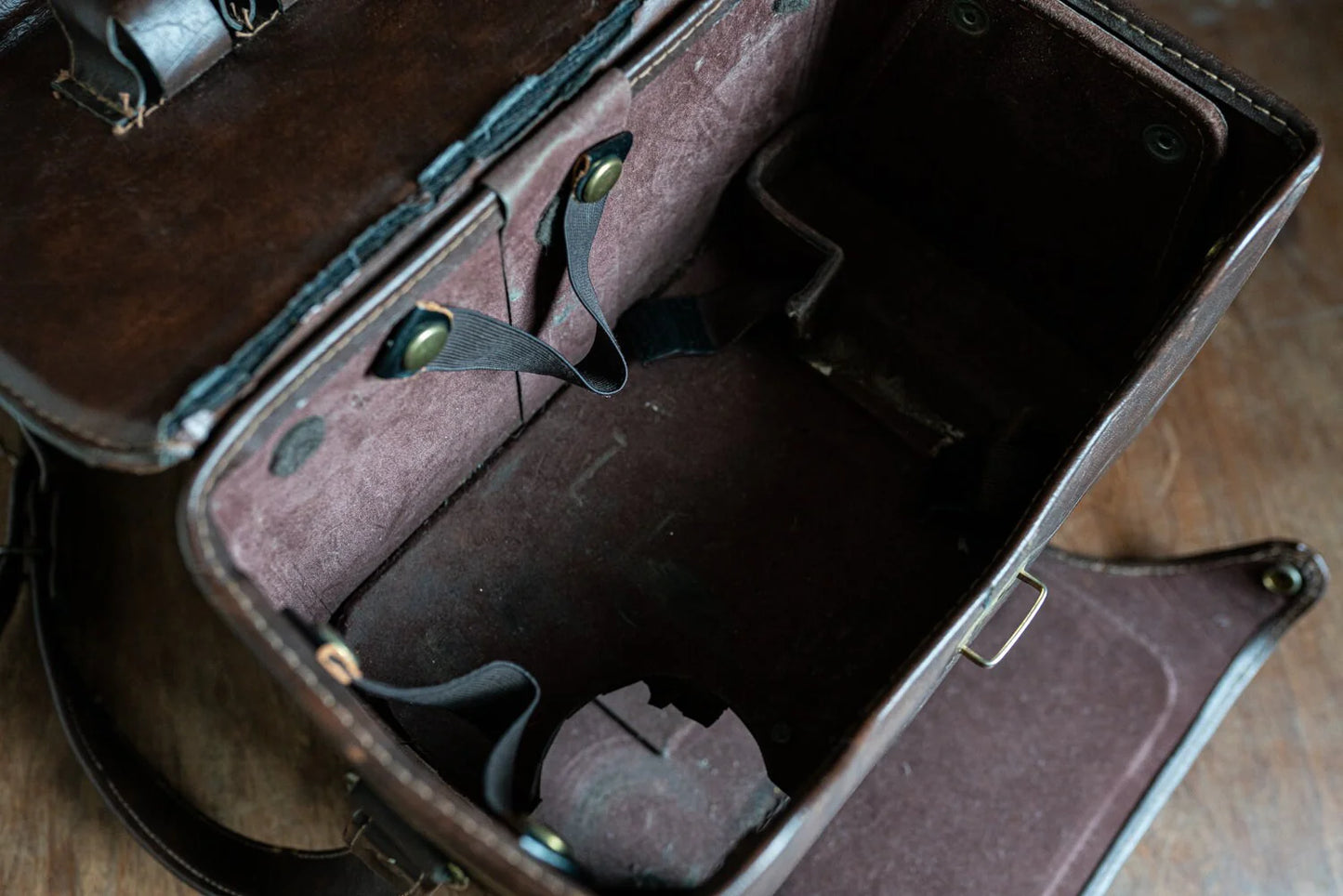 Vintage Multi Pocket Camera Bag - Heavy Duty - Includes Strap
