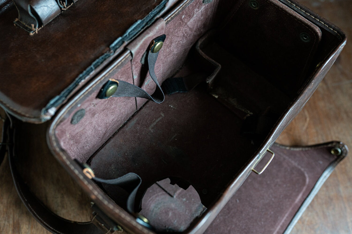 Vintage Multi Pocket Camera Bag - Heavy Duty - Includes Strap