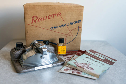 Revere Curv-A-Matic Film Splicer w/ Cement - In Original Box