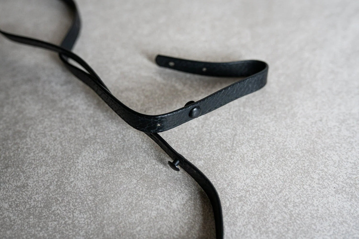 Vintage Yashica Black Vinyl Camera Strap