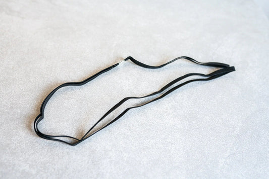 Thin Black Camera Strap - Circa 1960s - New Old Stock