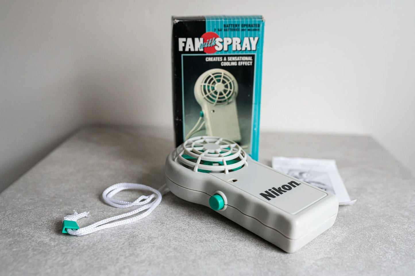 Nikon Camera Fan w/ Water Spray - New Old Stock
