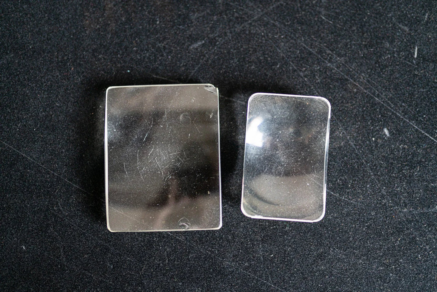 Glass and Plastic Magnifiers - Set of 2