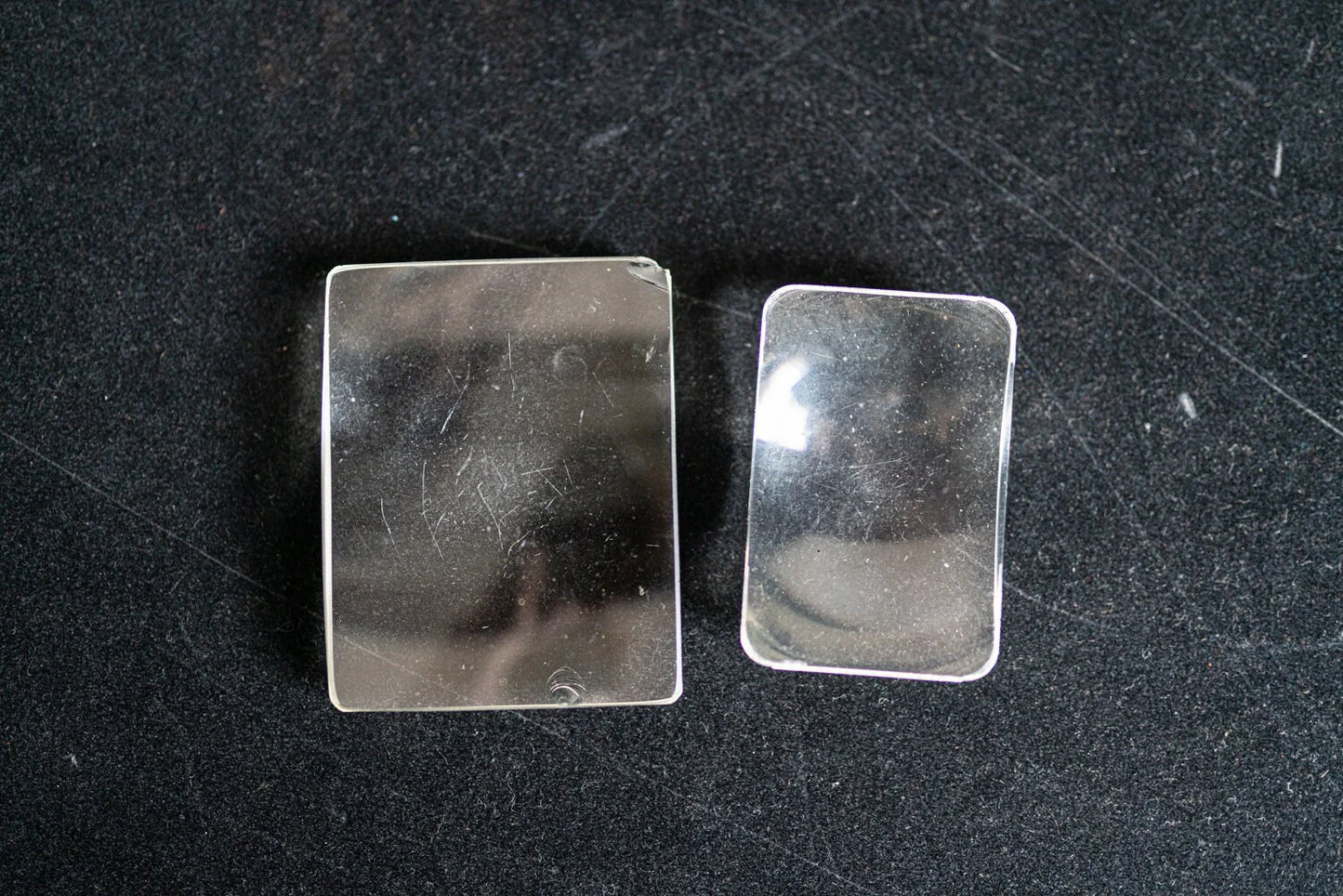 Glass and Plastic Magnifiers - Set of 2