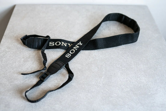 Vintage Black Sony Camera Strap