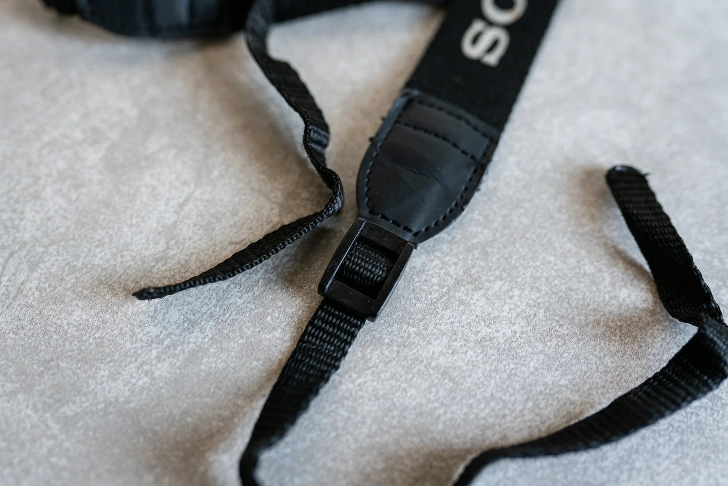Vintage Black Sony Camera Strap