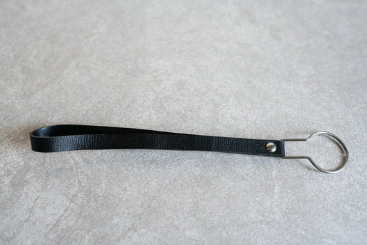 Vintage Black Vinyl Camera Wrist Strap - Circa 1960s