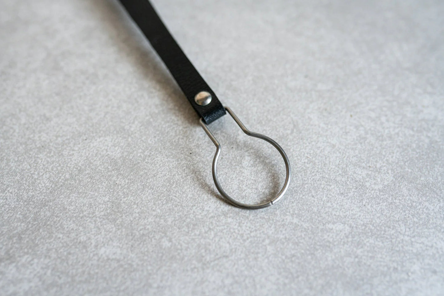 Vintage Black Vinyl Camera Wrist Strap - Circa 1960s