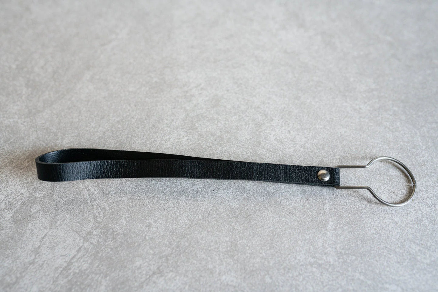 Vintage Black Vinyl Camera Wrist Strap - Circa 1960s