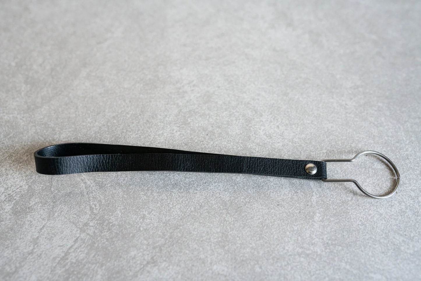 Vintage Black Vinyl Camera Wrist Strap - Circa 1960s
