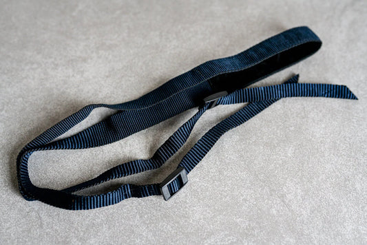 Vintage Blue / Black Camera Strap - Circa 1970s