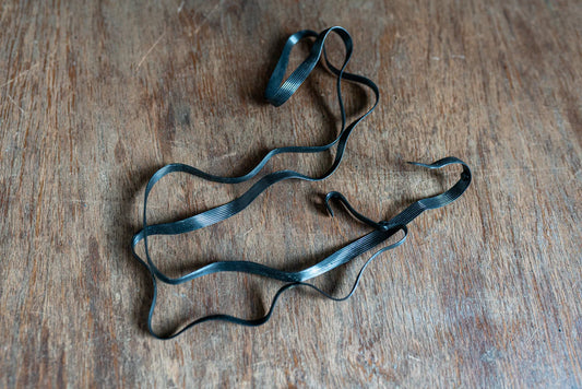 Vintage Black Plastic Camera Strap - Circa 2000