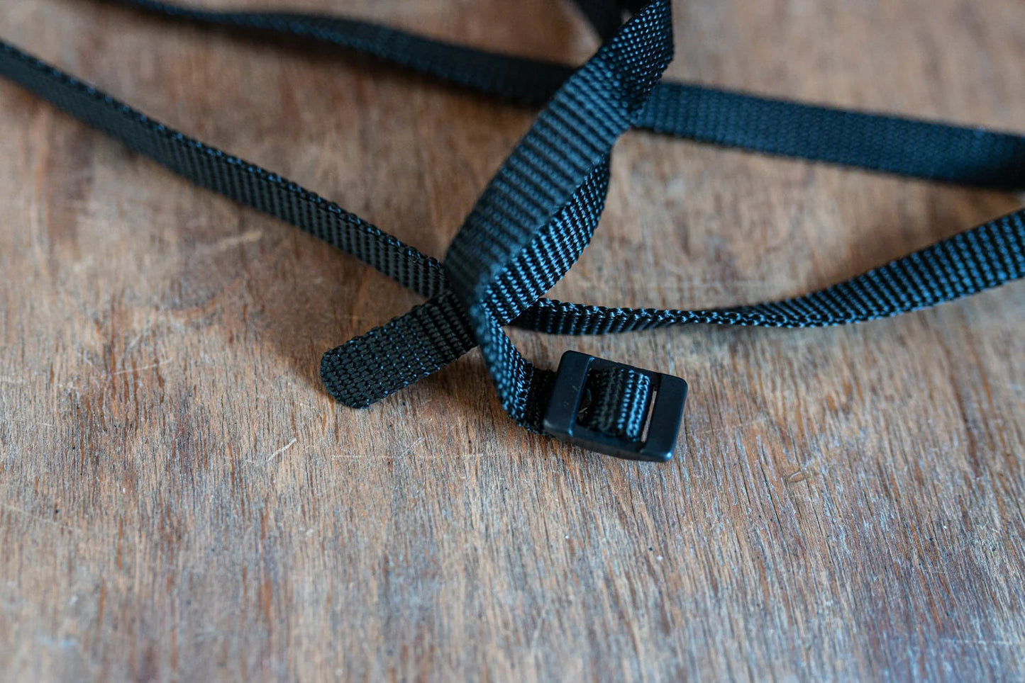 Vintage Black Woven Cloth Camera Strap - Circa 1970