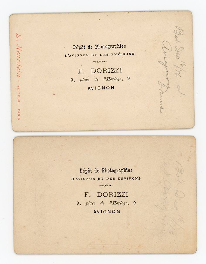Orange - Vintage Photographs - Set of 2