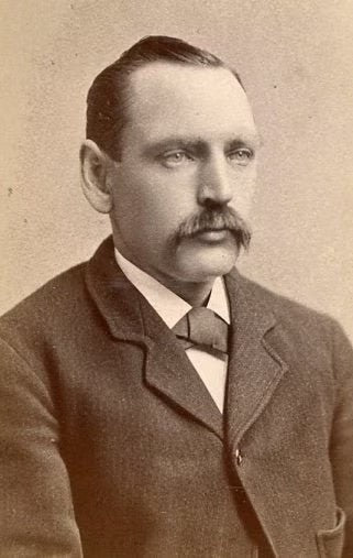 Portrait of a Well Groomed Man - E. E. Sawtelle - Biddeford, ME - Vintage CDV
