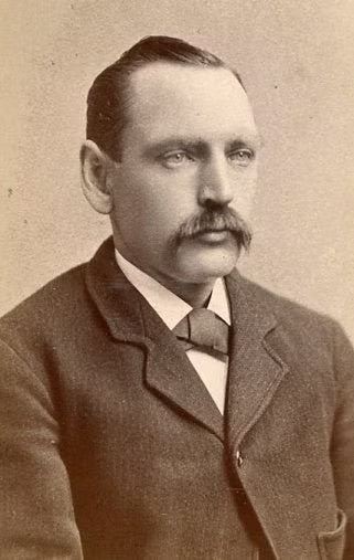 Portrait of a Well Groomed Man - E. E. Sawtelle - Biddeford, ME - Vintage CDV