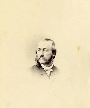 Small Portrait of Man w/ Interesting Facial Hair