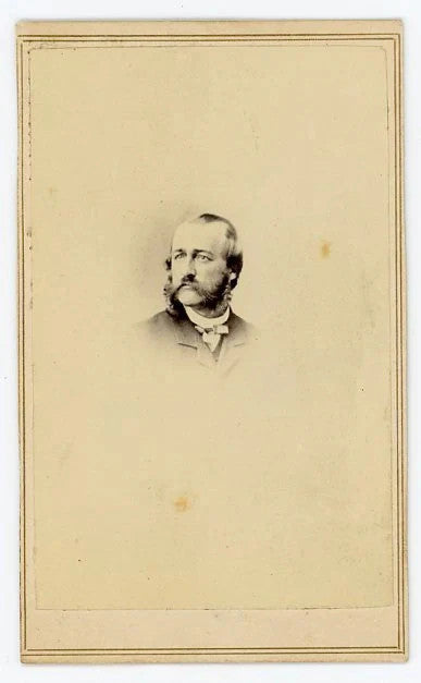 Small Portrait of Man w/ Interesting Facial Hair