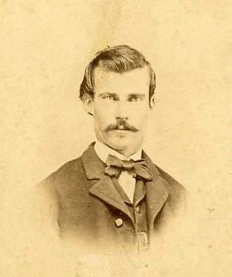 Portrait of Man w/ a Ghostly Presence - CDV