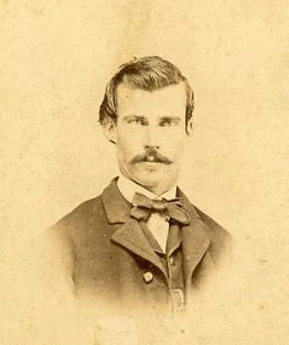 Portrait of Man w/ a Ghostly Presence - CDV