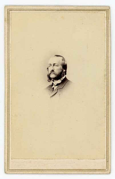 Small Portrait of Man w/ Interesting Facial Hair -