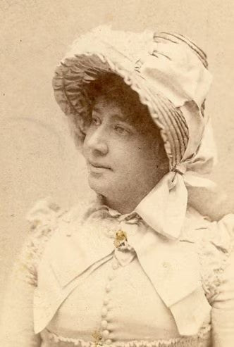 Portrait of Woman in a Bonnett - R. F. Adams - St. Louis, MO - Vintage CDV