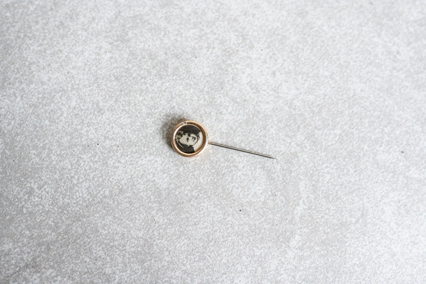 Vintage Photo Pin / Broach - Sharp!