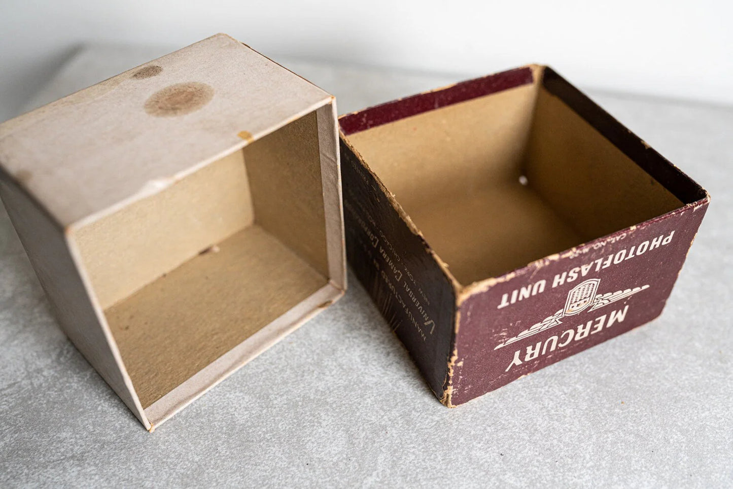 Mercury Photoflash Unit Box and Information Only - No Flash
