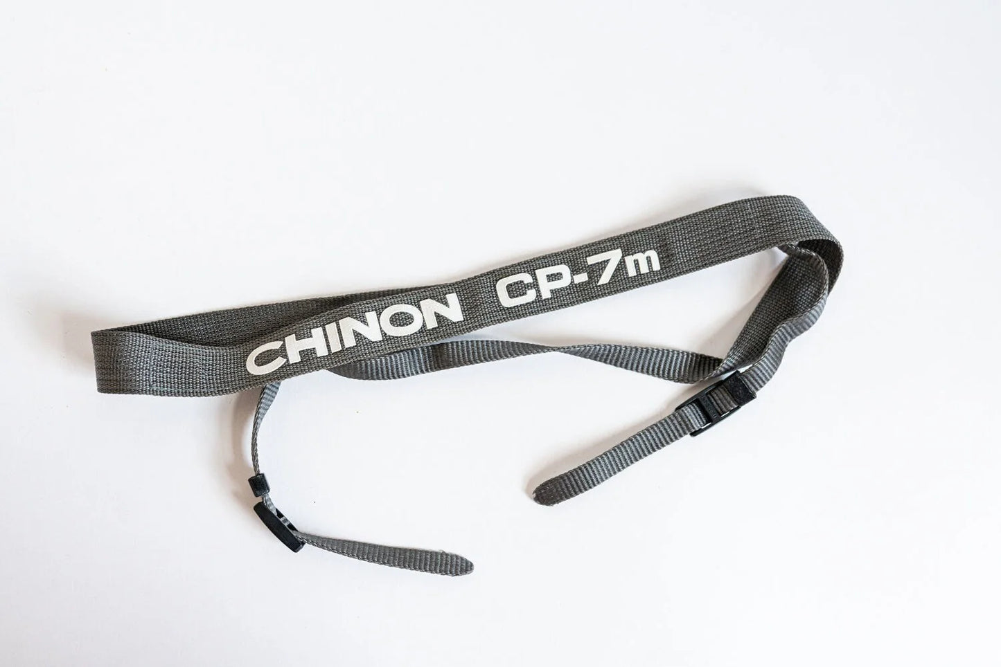 Vintage Chinon CP-7m Camera Strap - Grey