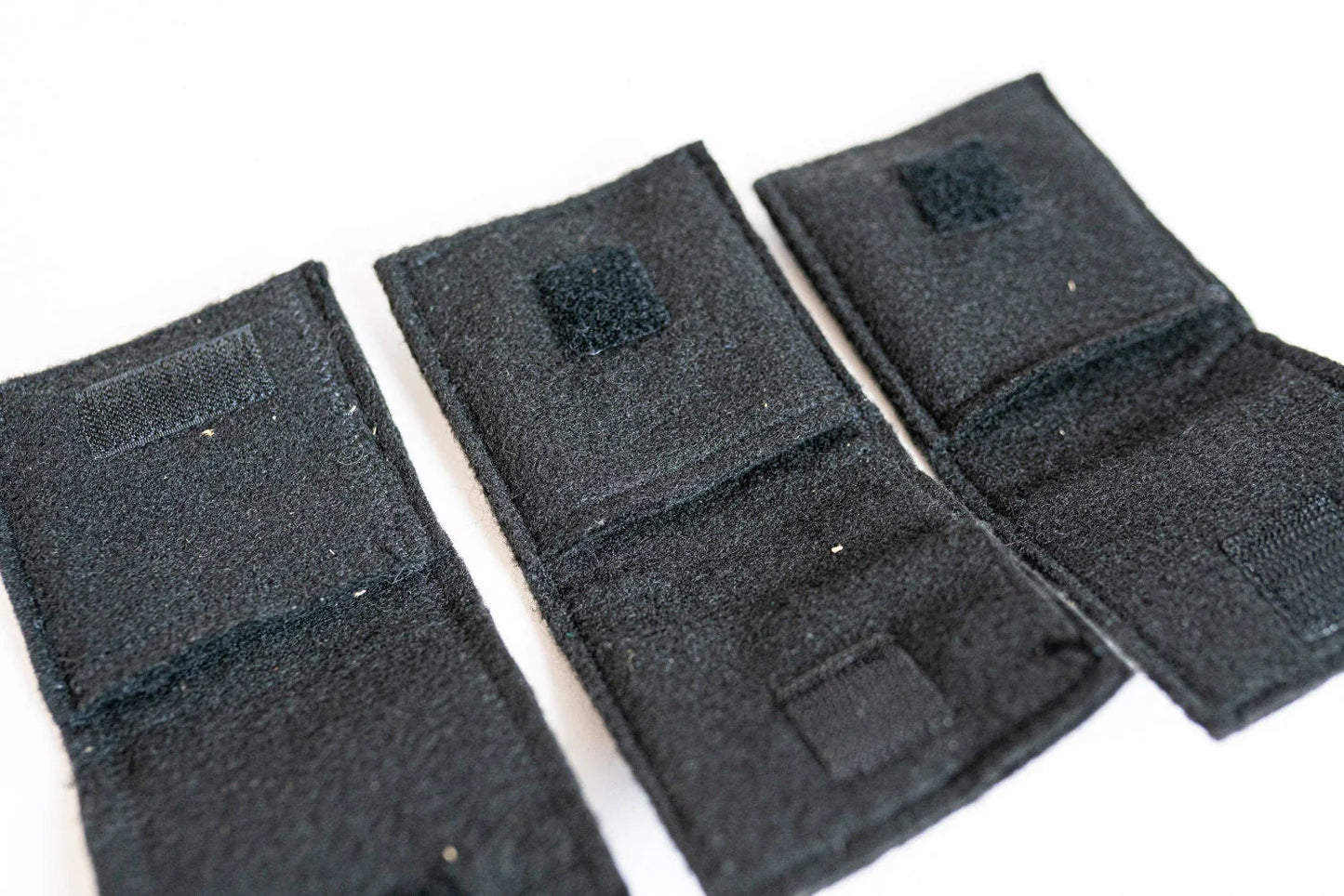 Cloth Pouches w/ Velcro Closure - Lot of 3 - Originally for Photographic Filters