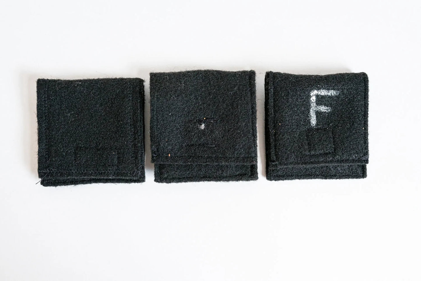 Cloth Pouches w/ Velcro Closure - Lot of 3 - Originally for Photographic Filters
