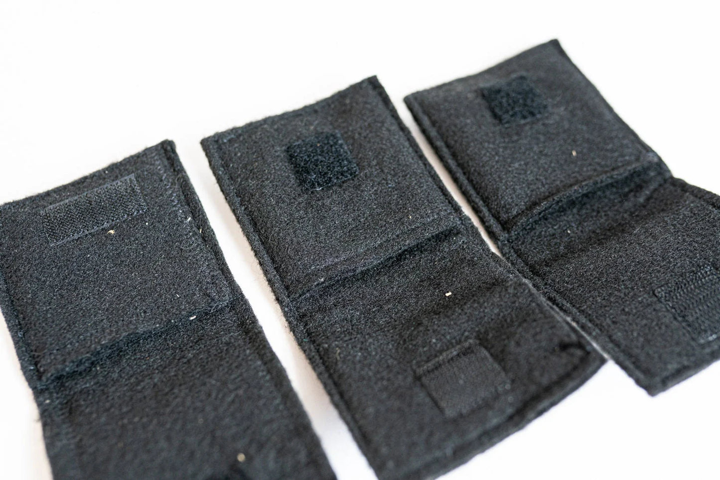 Cloth Pouches w/ Velcro Closure - Lot of 3 - Originally for Photographic Filters