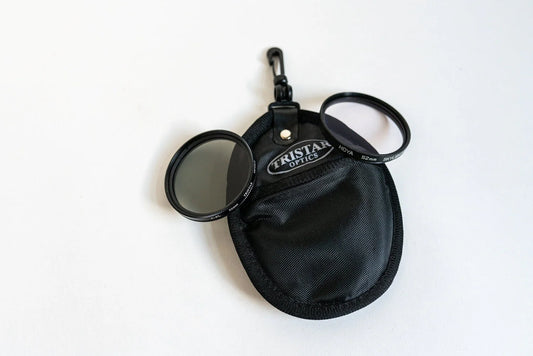 52mm Hoya Skylight (1B) and Tristar Optics Circular Polarizer Filters w/ Case
