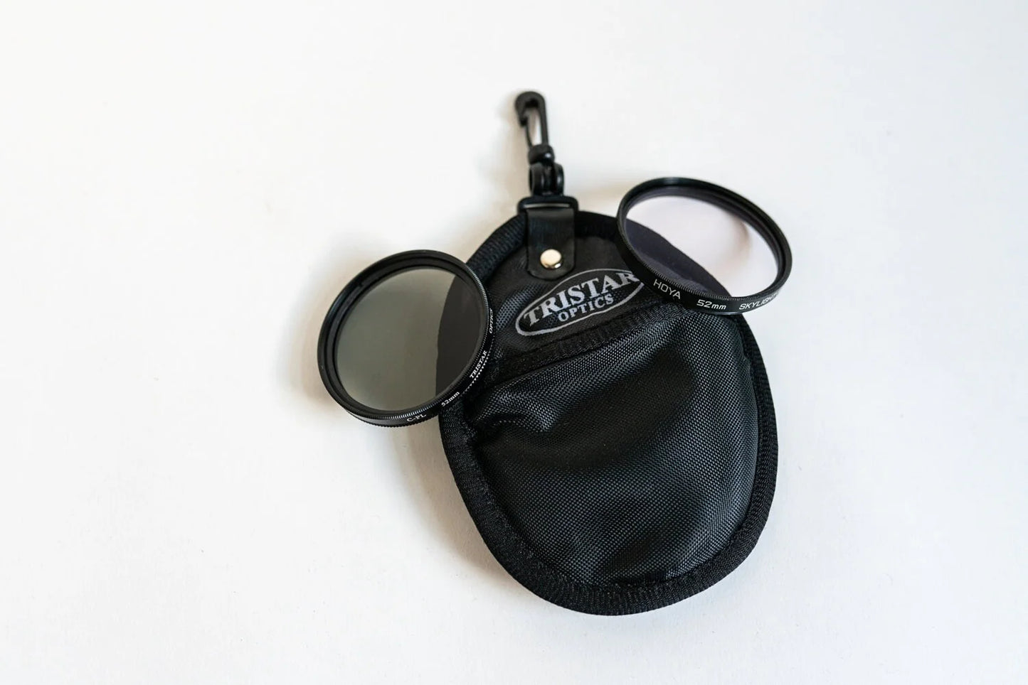 52mm Hoya Skylight (1B) and Tristar Optics Circular Polarizer Filters w/ Case