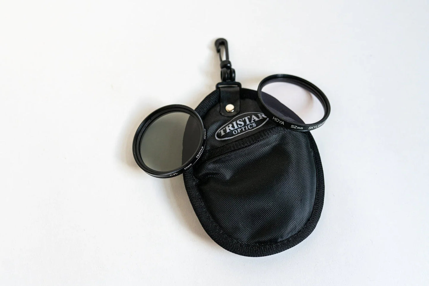 52mm Hoya Skylight (1B) and Tristar Optics Circular Polarizer Filters w/ Case