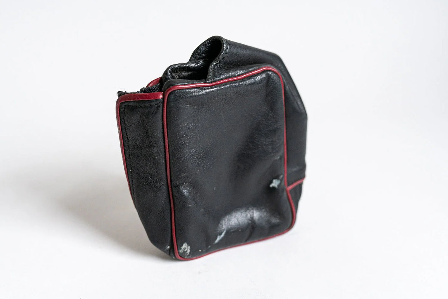 Vintage Black and Red Camera Accessory Case