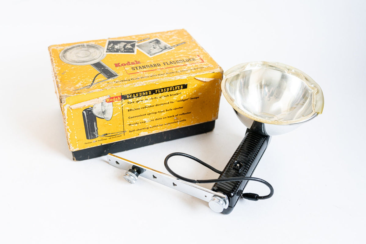 Art Deco Kodak Standard Flash Holder - Flash w/ Bracket in Original Box