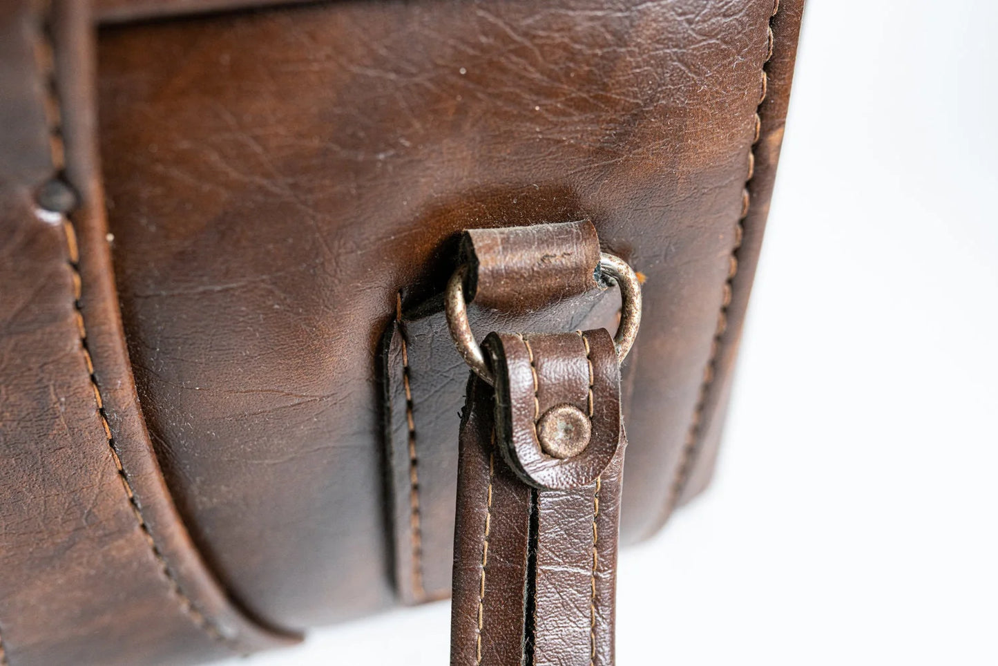 Vintage Brown Hard Camera Case w/ Carry Handle