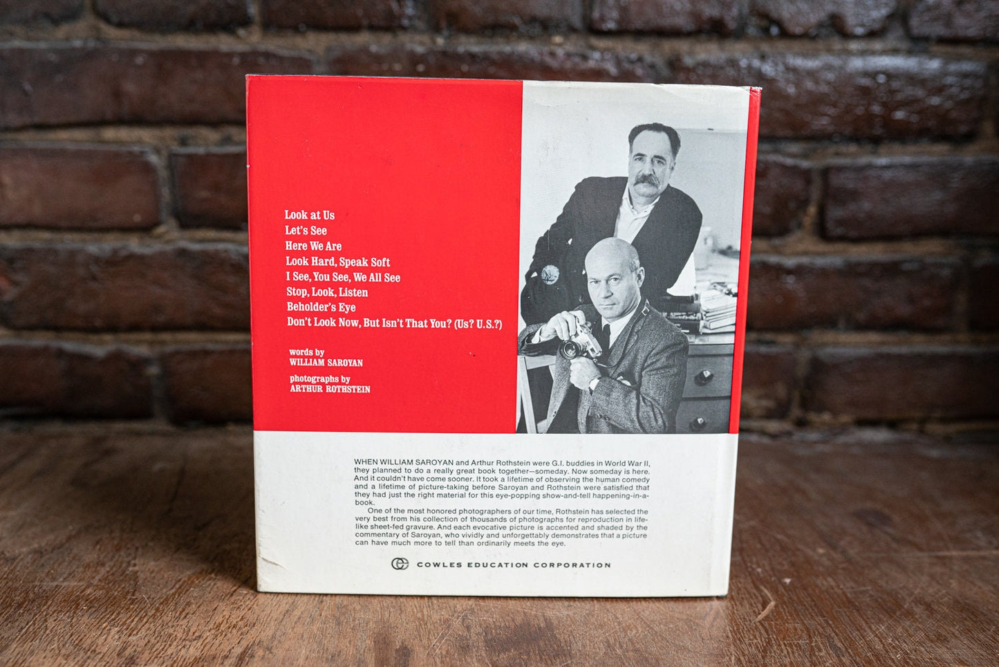 Look at Us, 1967 Photography Book, Rothstein & Saroyan