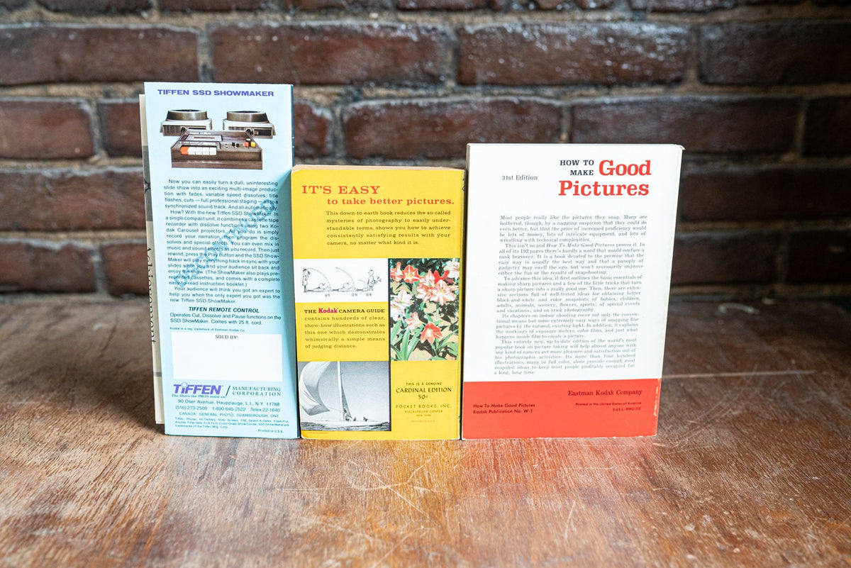 Camera Books / Pamphlets - Lot of 3