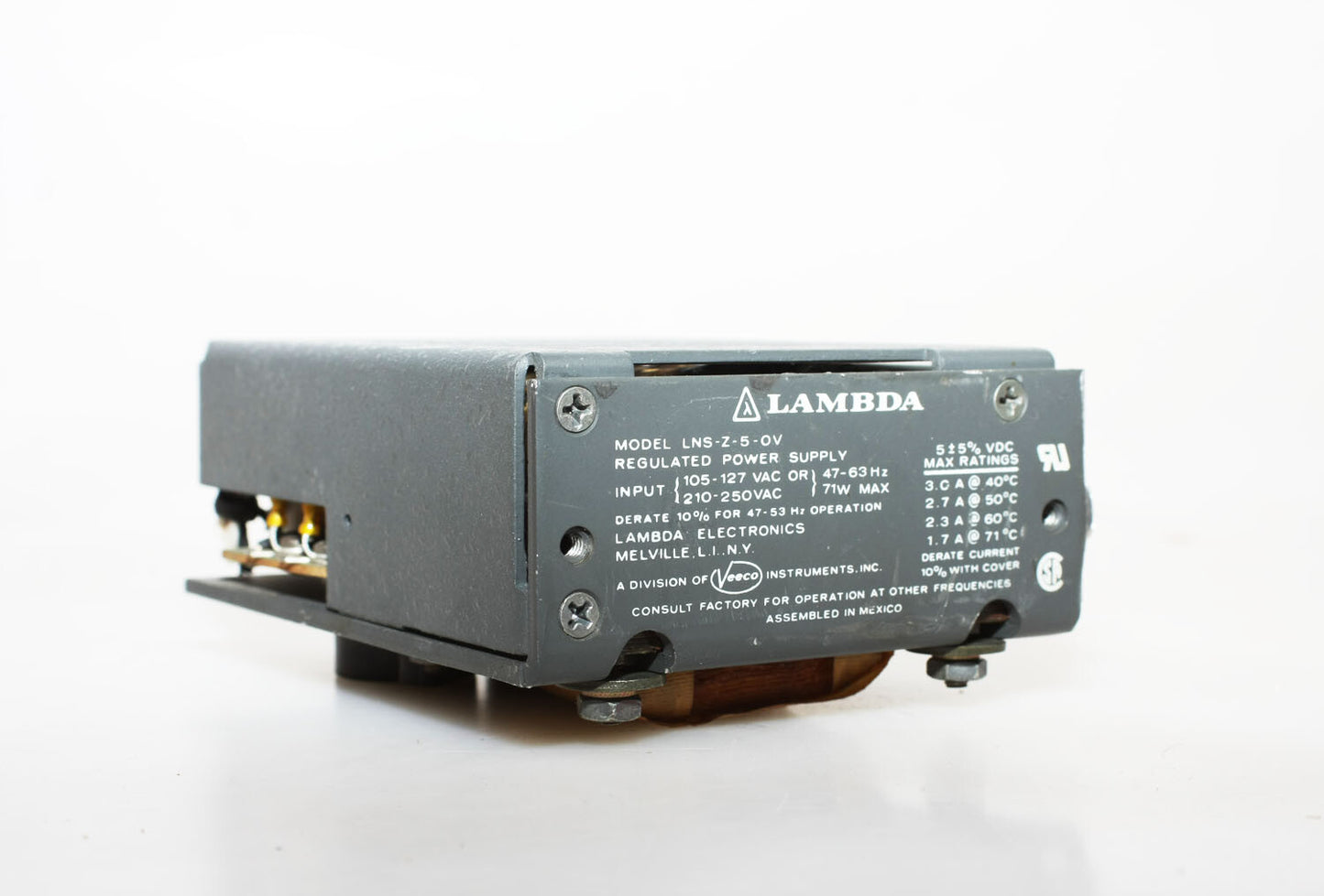 Lambda LNS-Y-5-OV Power Supply 5VDC 6 Amps 120/230 VAC - NOS