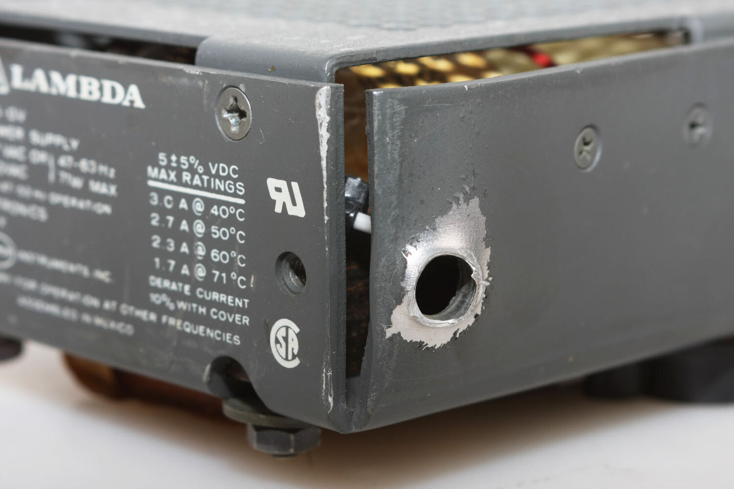 Lambda LNS-Y-5-OV Power Supply 5VDC 6 Amps 120/230 VAC - NOS