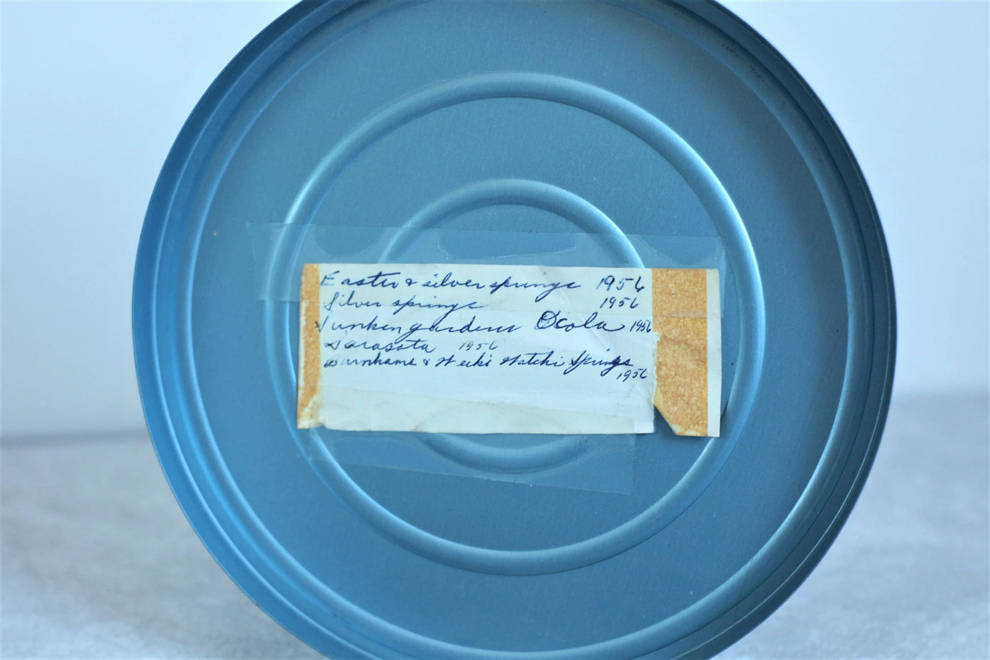 8mm Film on Reel, 1956 Found Footage, 400ft