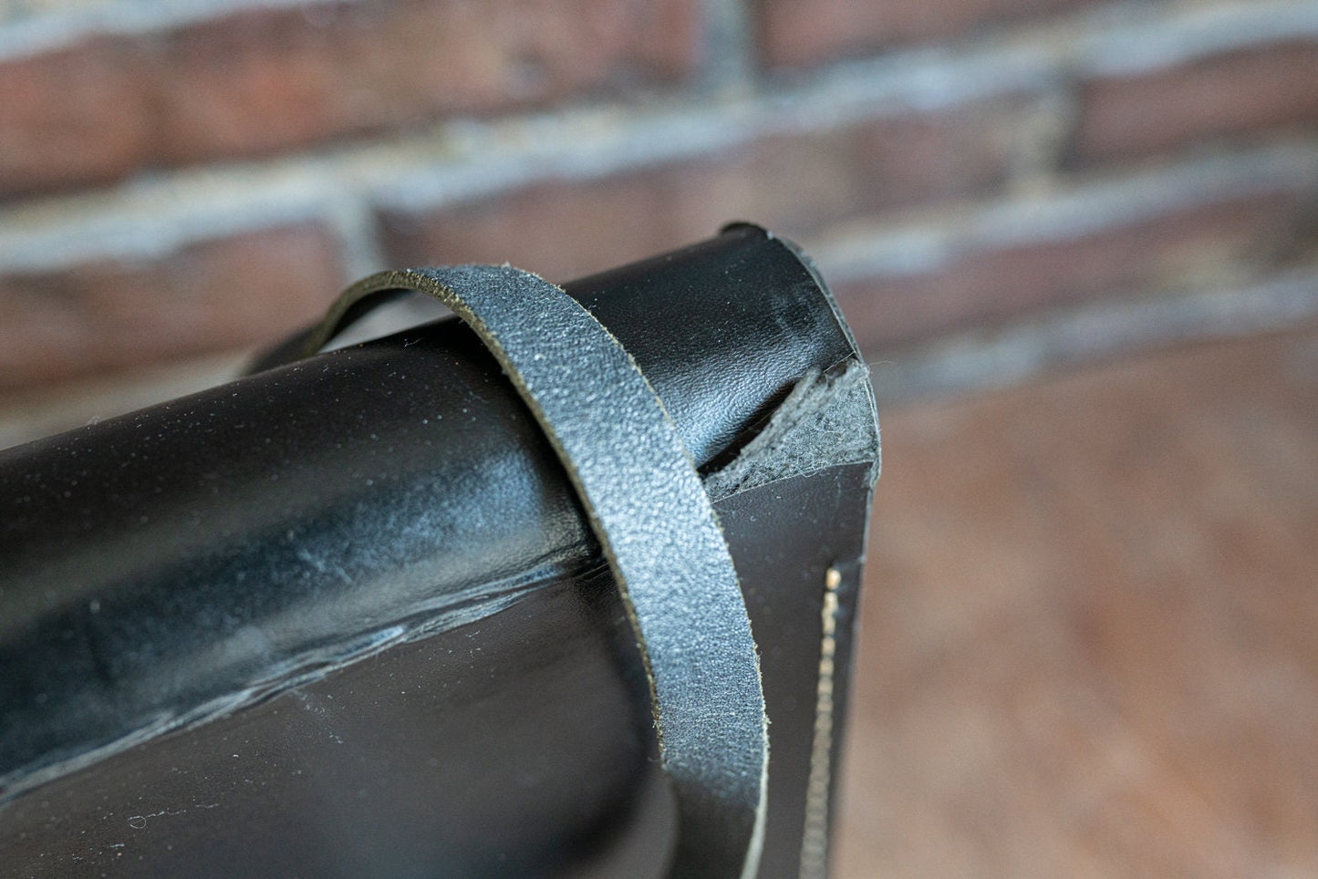 Vintage Black Leather Bell & Howell Camera Case w/ Strap